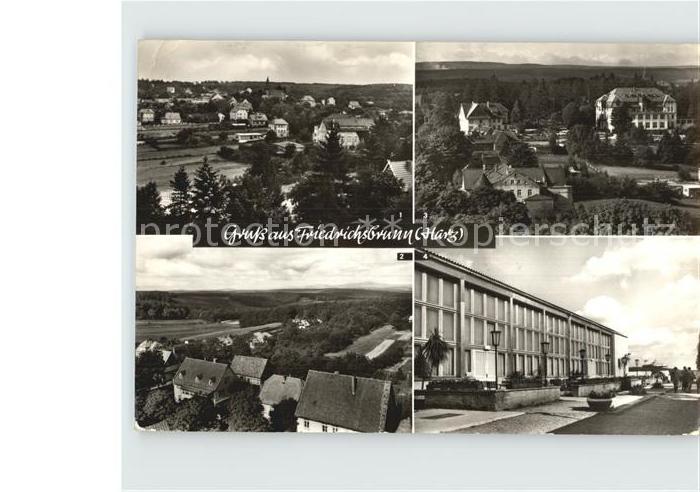 Friedrichsbrunn Harz Sanatorium Ernst Thaelmann Brocken Kulturhaus