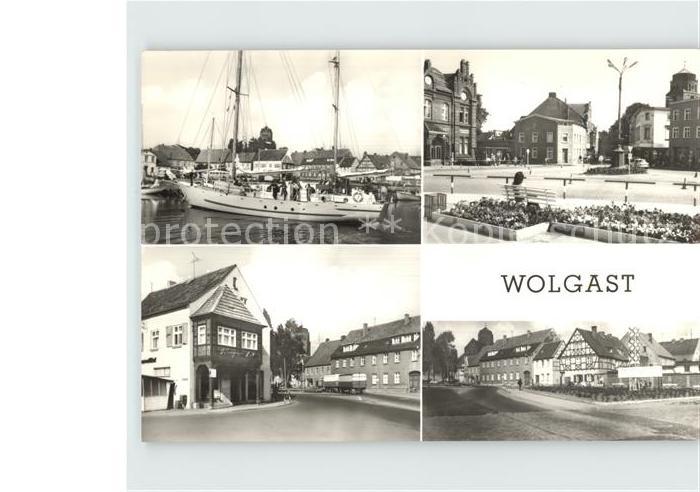 Wolgast Mecklenburg-Vorpommern Hafen Platz der Jugend