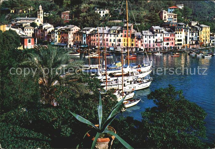 Portofino Liguria Panorama Hafen