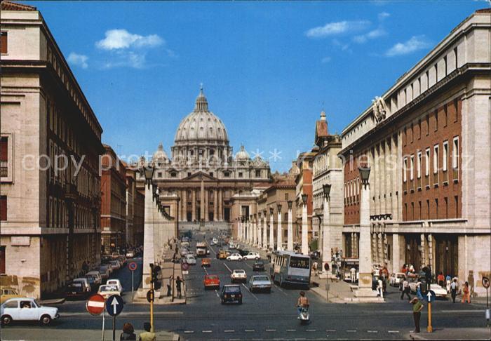 Roma Rom Conciliazione- Strasse Petersbasilika