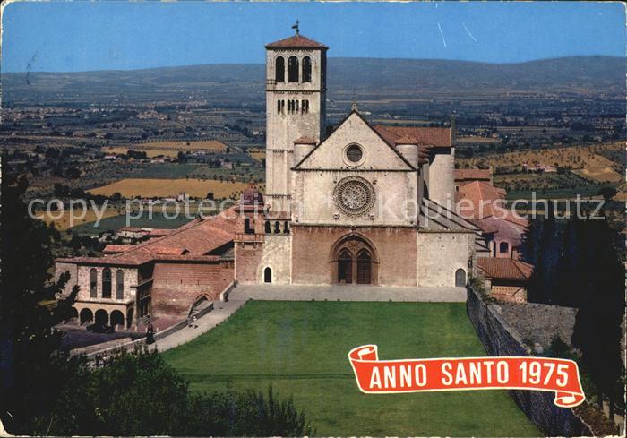 Assisi Umbria Die obere Basilika von Sankt Franz