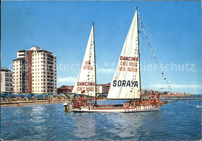 Jesolo Strand Segelboot