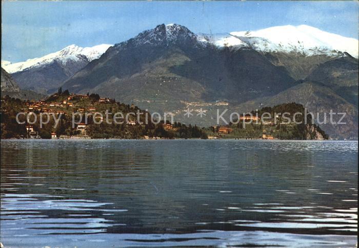 Bellagio Lago di Como Blick vom Lecco Arm