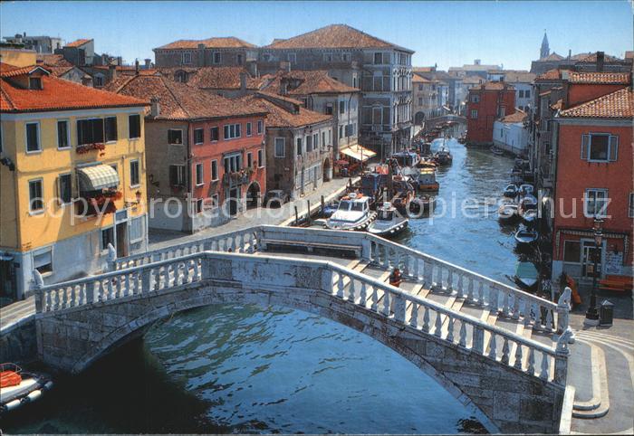 Chioggia Venetien Vena-Kanal Vigo-Bruecke