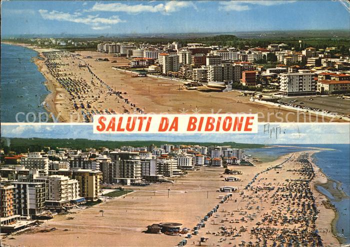 Bibione Fliegeraufnahme Strand