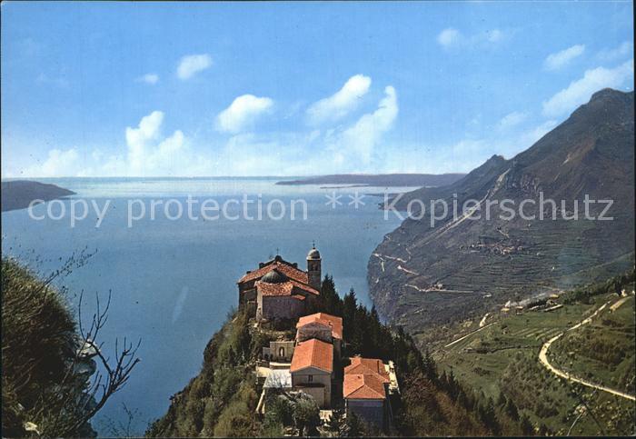 Tignale Ansicht vom Maonte Castello