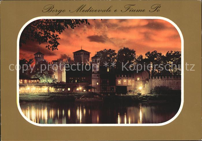 Torino Borgo Medioevale e Fiume Po