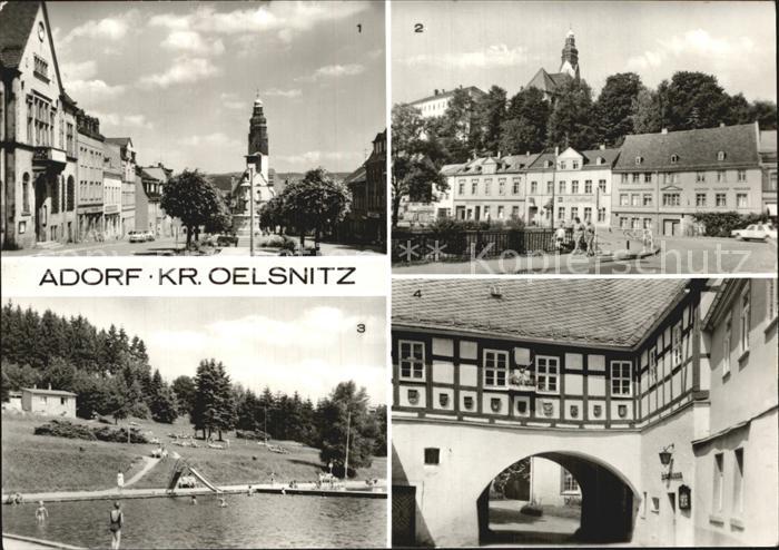 Adorf Vogtland Ernst Thaelmann Platz Elsterstrasse Waldbad Heimatmuseum