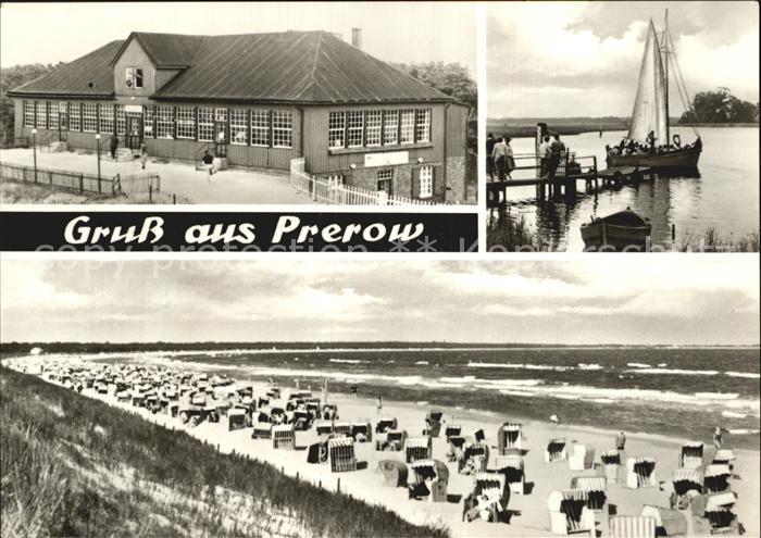 Prerow Ostseebad Strand Anlegestelle Gasthaus