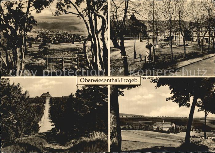 Oberwiesenthal Erzgebirge Teilansicht Sprungschanze Fichtelberghaus