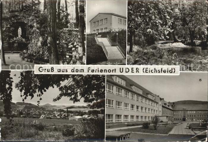 Uder Mariengrotte mit Altar Erholungsheim Paul WojkowskiPartie an der Leine Gesa