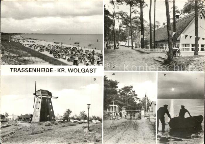 Trassenheide Usedom Strand Ferienlager der Friedrich Schiller Universitaet Muehl