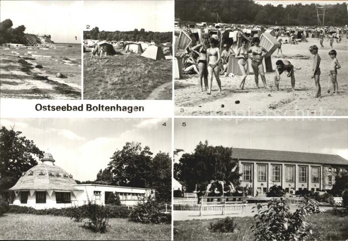 Boltenhagen Ostseebad Steilkueste Zeltplatz HO Gaststaette Pavillon FDGB Ferienh