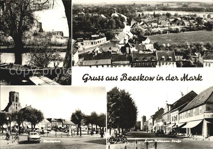 Beeskow Ernst Thaelmann Strasse Marktplatz