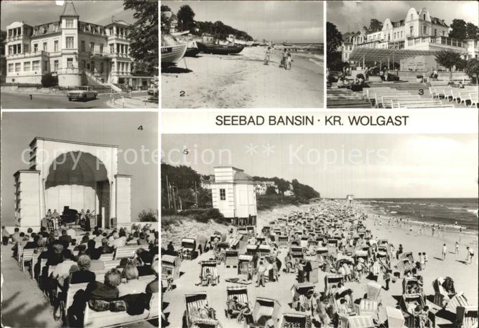 Bansin Ostseebad Fischerstrand Konzertpavillon