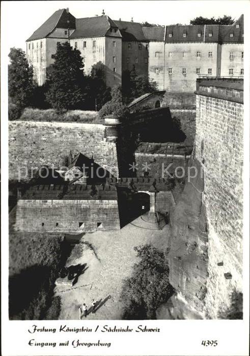 Koenigstein Saechsische Schweiz Festung