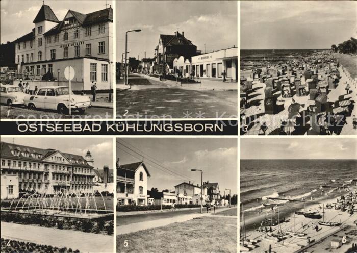 Kuehlungsborn Ostseebad Maxim-Gorki-Strasse Strand