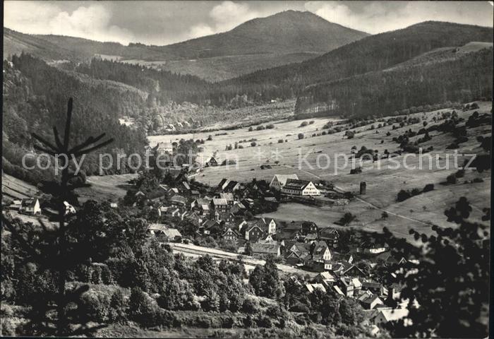 Oberschoenau Thueringen Stadtansicht