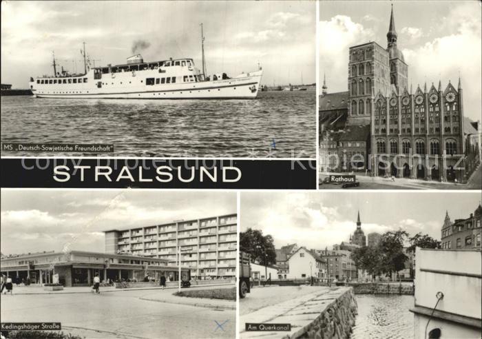 Stralsund Mecklenburg Vorpommern Dampfer MS Deutsch Sowjetische Freundschaft Que