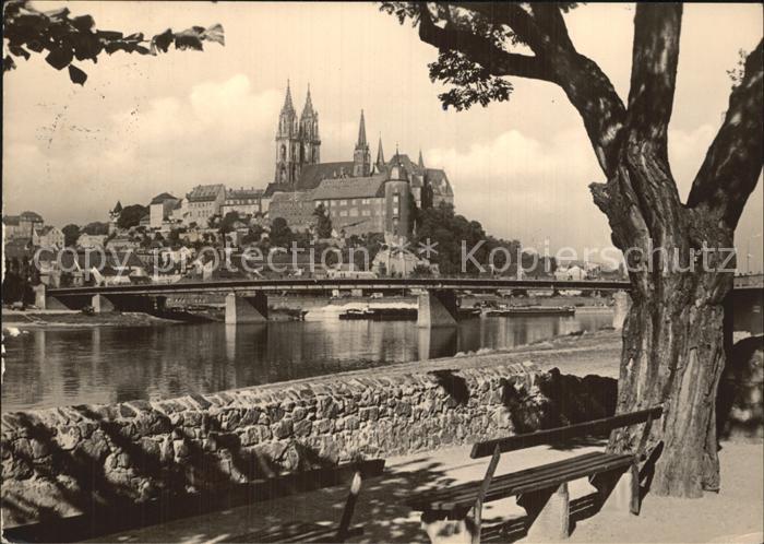 Meissen Elbe Sachsen Dom Albrechtsburg