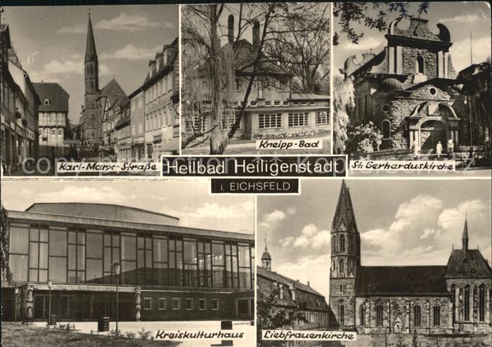 Heiligenstadt Eichsfeld Karl Marx-Strasse Kneipp-Bad Liebfrauenkirche