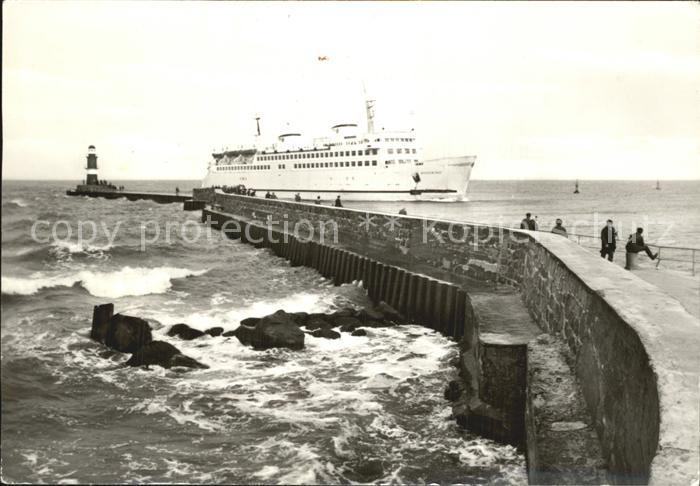 Warnemuende Ostseebad Faehrschiff Warnemuende
