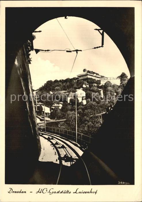 DRESDEN Elbe HO- Gaststaette Luisenhof