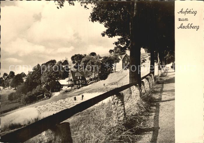 Aschberg Vogtland Aufstieg zum Aschberg