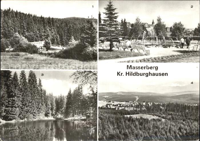Masserberg Waldschwimmbad Kurpark Teich Werratal