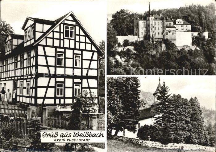 Weissbach Stadtroda Kirche Gaststaette Schloss