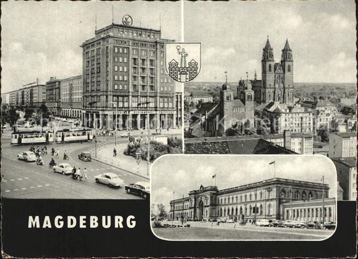 MAGDEBURG  CITY Strassenbahn Dom
