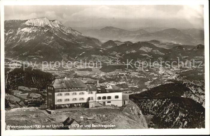 BERCHTESGADEN Bayern Watzmannhaus Untersberg
