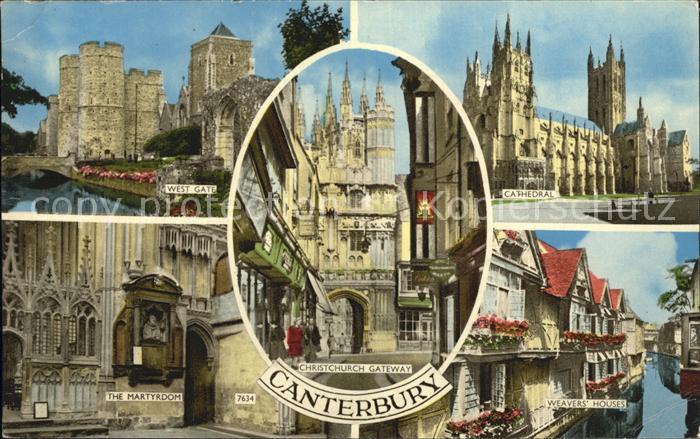 Canterbury Kent Christchurch Gateway West Gate Cathedral