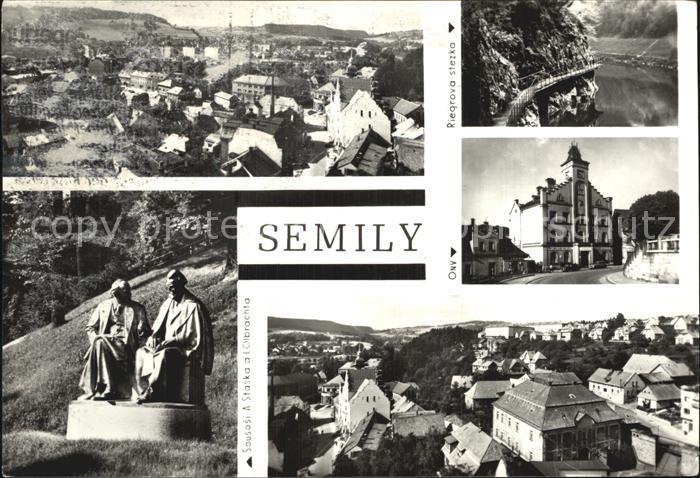 Semily Stadtansicht Denkmal