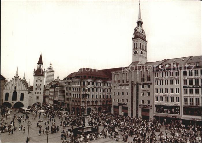 Muenchen Bayern Marienplatz