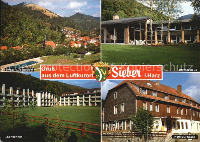 Sieber Herzberg am Harz Osterode Niedersachsen Bremer Haus Hotel zur Krone Sonn