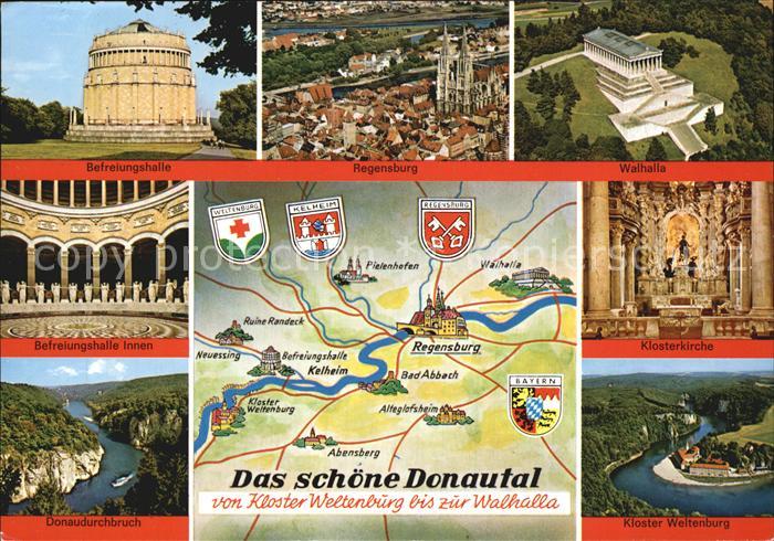 REGENSBURG Bayern Walhalla Befreiungshalle Kloster Weltenburg