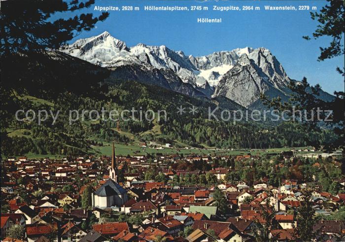 GARMISCH-PARTENKIRCHEN Bayern Zugspitzgruppe