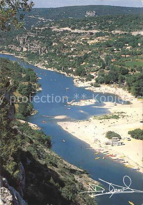 Sauze 07 Ardeche Strand