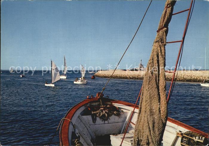 Arcachon Gironde Eingang zum Hafen