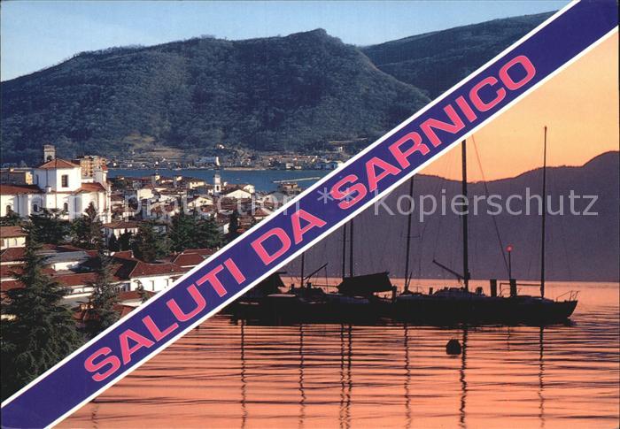 Sarnico Lombardia Blick auf den See