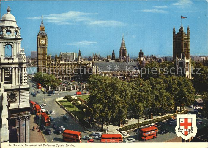 London The Houses of Parliament and Parliament Square
