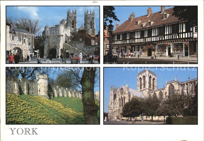 York UK Bootham Bar the Minster City Walls