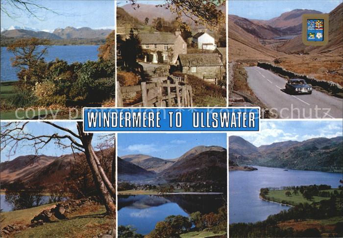 Windermere Town Troutbeck Kirkstone Pass Ullswater