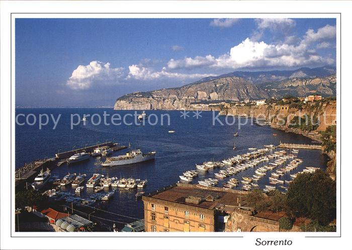 Sorrento Campania Panorama Hafen