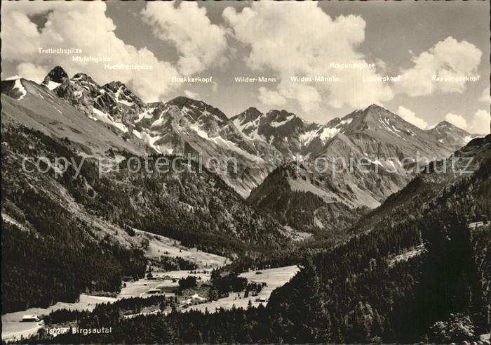 Birgsau Birgsautal Wilder Mann Trettachspitze