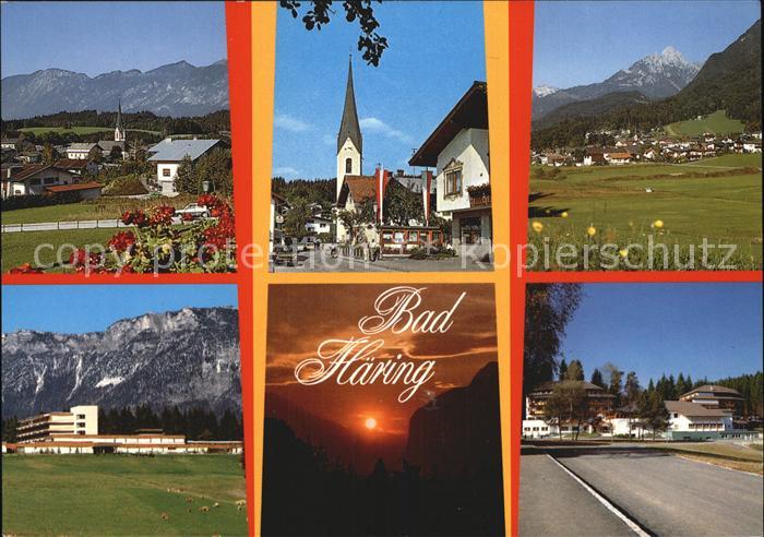 Bad Haering Tirol Kirche Sonnenuntergang