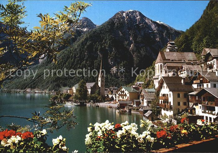 Hallstatt Austria Hallstaettersee Hirlaz