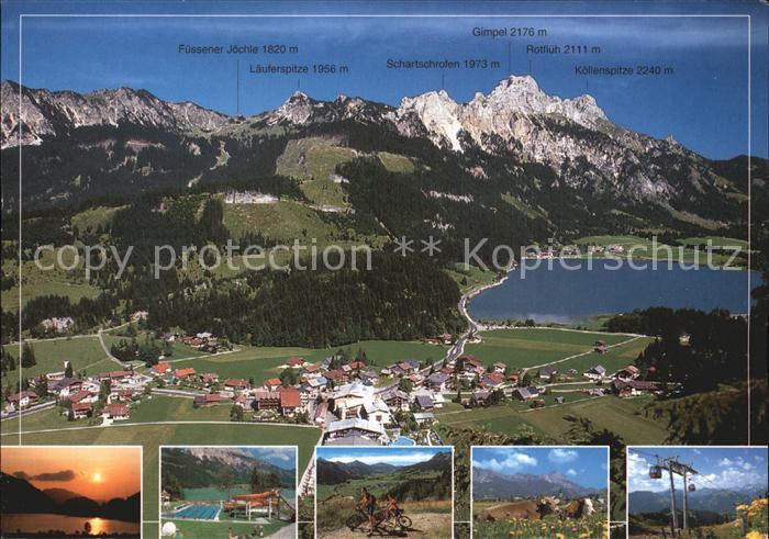 Haldensee Tannheimer Tal Gimpel Rotflueh