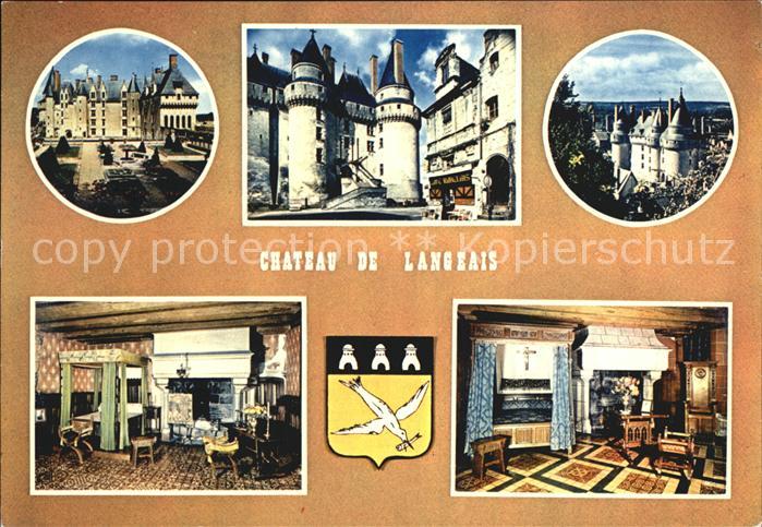 Langeais Burg Schlafraeume Aussenansicht